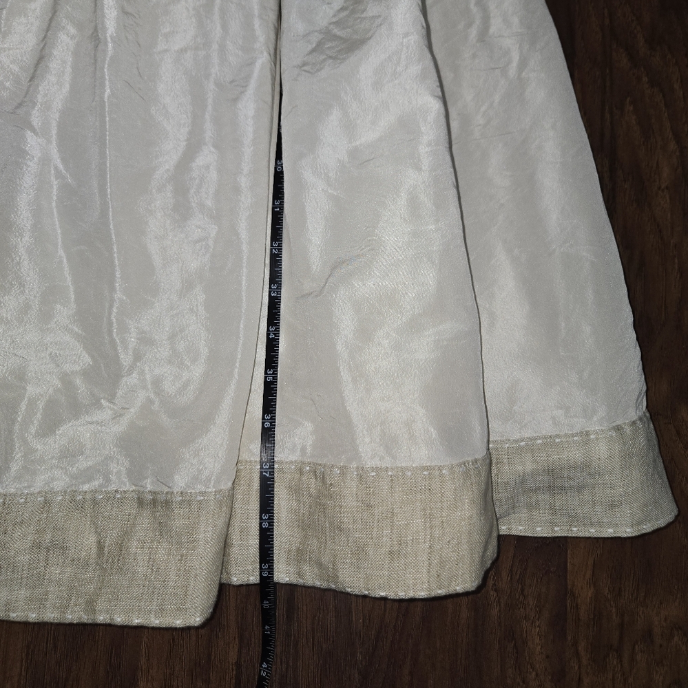 J. Crew Cream Silk Strappy Midi Dress Petite 10 - Picture 9 of 10